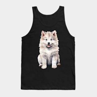 Puppy Alaskan Malamute Tank Top